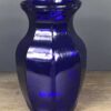 Vintage Elegant 8 Panel Cobalt Blue Vase -  GGG Garcia Glass Group