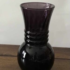 Indiana Glass Plum Swirl Vase #31508