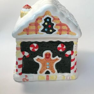 World Bazaar’s Inc Gingerbread House Cookie Jar – Vintage