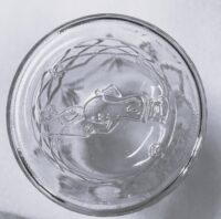 Planters Peanut Jar – #41 Brockway Glass Company Circled B Vintage Diamond Cut with Dome Lid - No Date